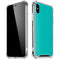 Aqua Blue iPhone XS Max Clear Case